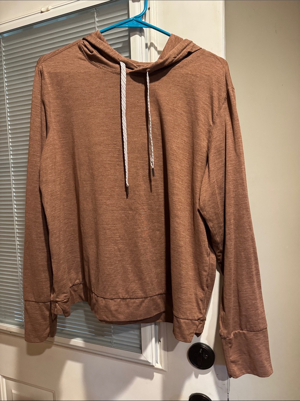 Women's Lightweight Brown Hoodie Sweater